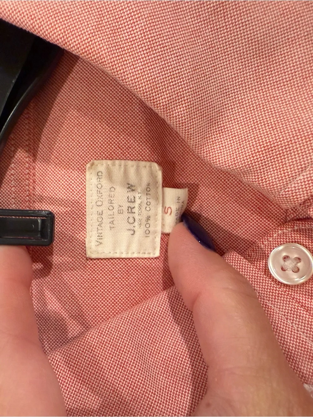 J. Crew Men’s Pink Button-Down Oxford Shirt